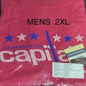 Red Jacket Washington Capitals Graphic Tee - Red XXL/2XL